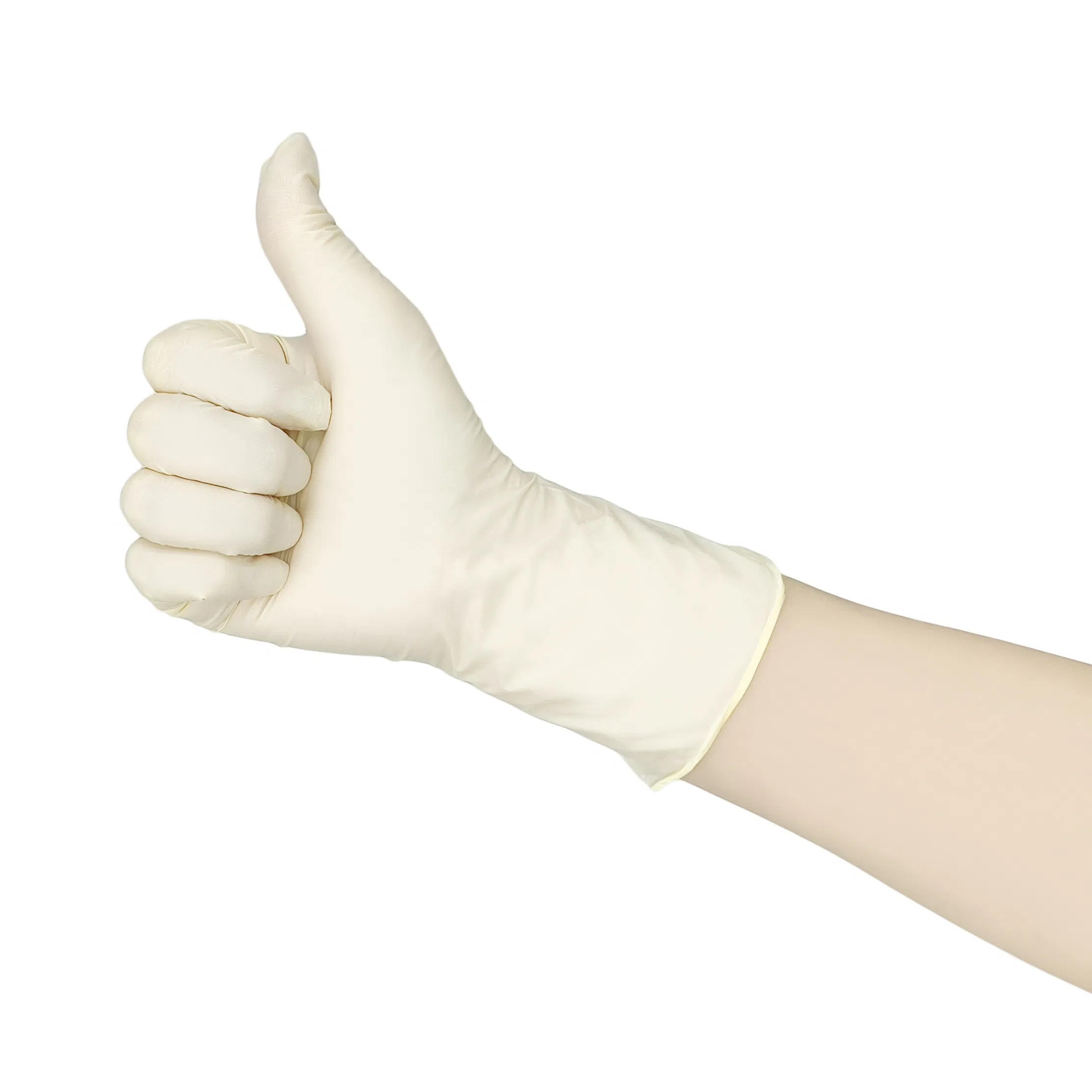 Latex Free Yellow Synthetic Nitrile Gloves for Safety Use with Size S/M/L/XL