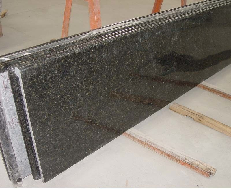 Polished Granite/Marble Brown/Grey Prefabric Countertop for Kitchens and Bathroom