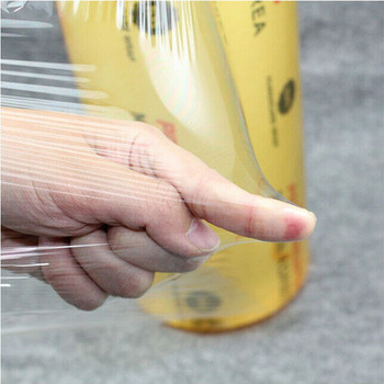 Custom Size PVC Cling Film Rolls for Food Fruits Vegetables Wrapping Packaging