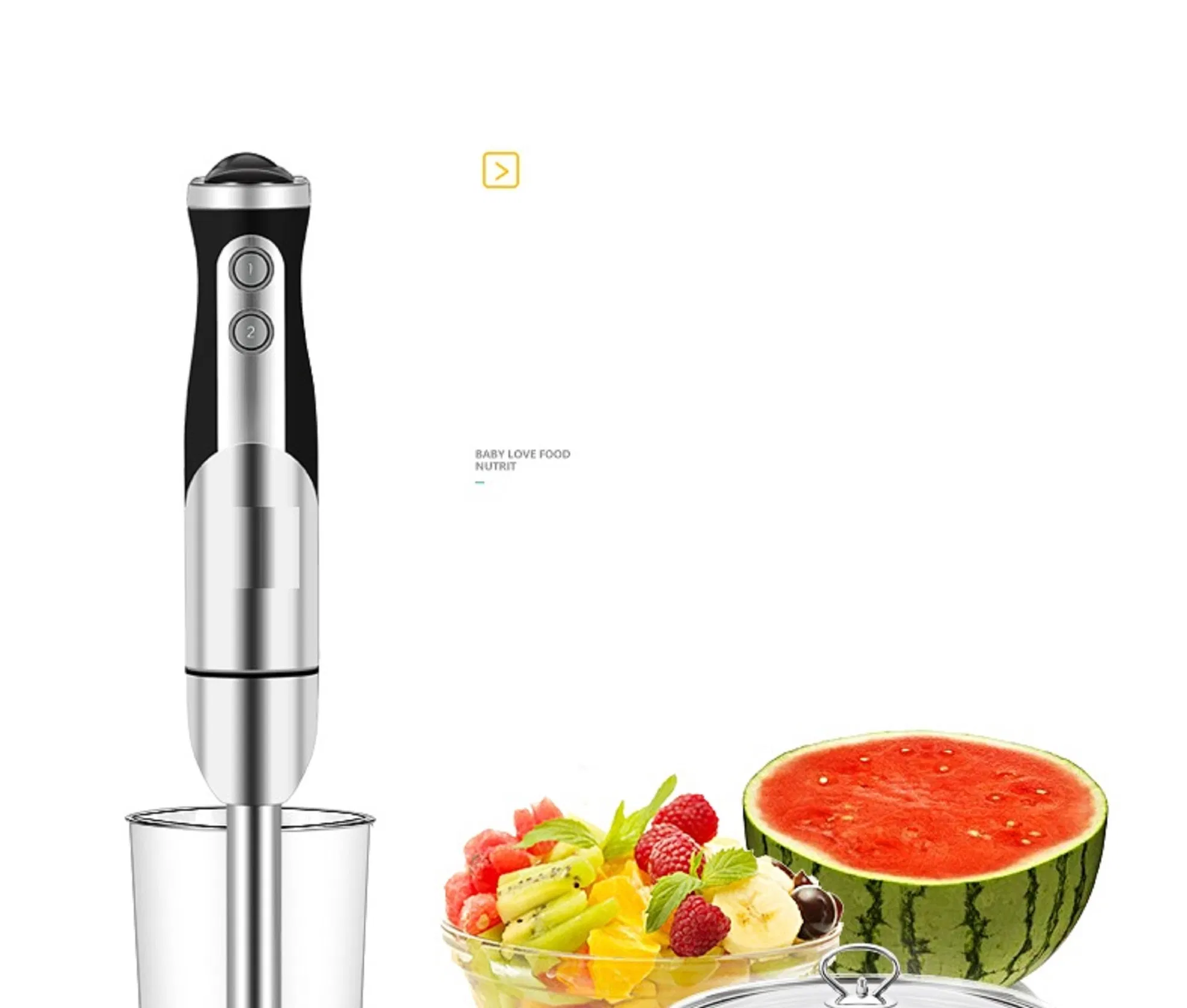 Electric Heavy Duty Immersion Stick Blenders Machine Vegetable Chopper Food Mixer Hand Blender Set