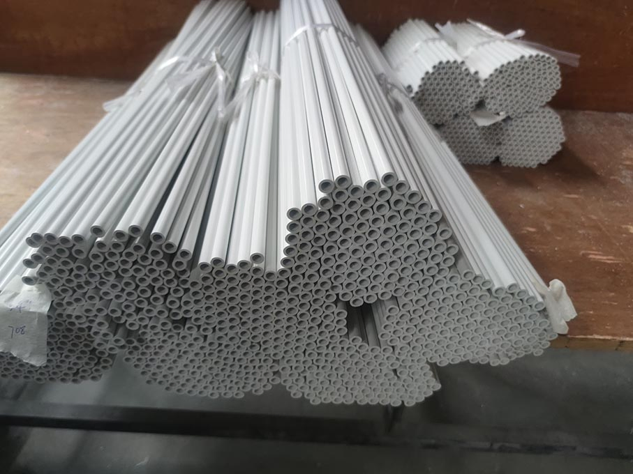 White Curtain Pull Rod Pulling Wand Curtain Poles