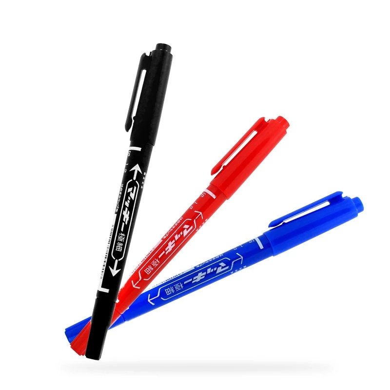 Waterproof Doublehead Skin Marker Pen Scribe 0.5mm Permanent Tattoo Supplies Good Ink Thin Nib Crude Nib Tattoo Accessories