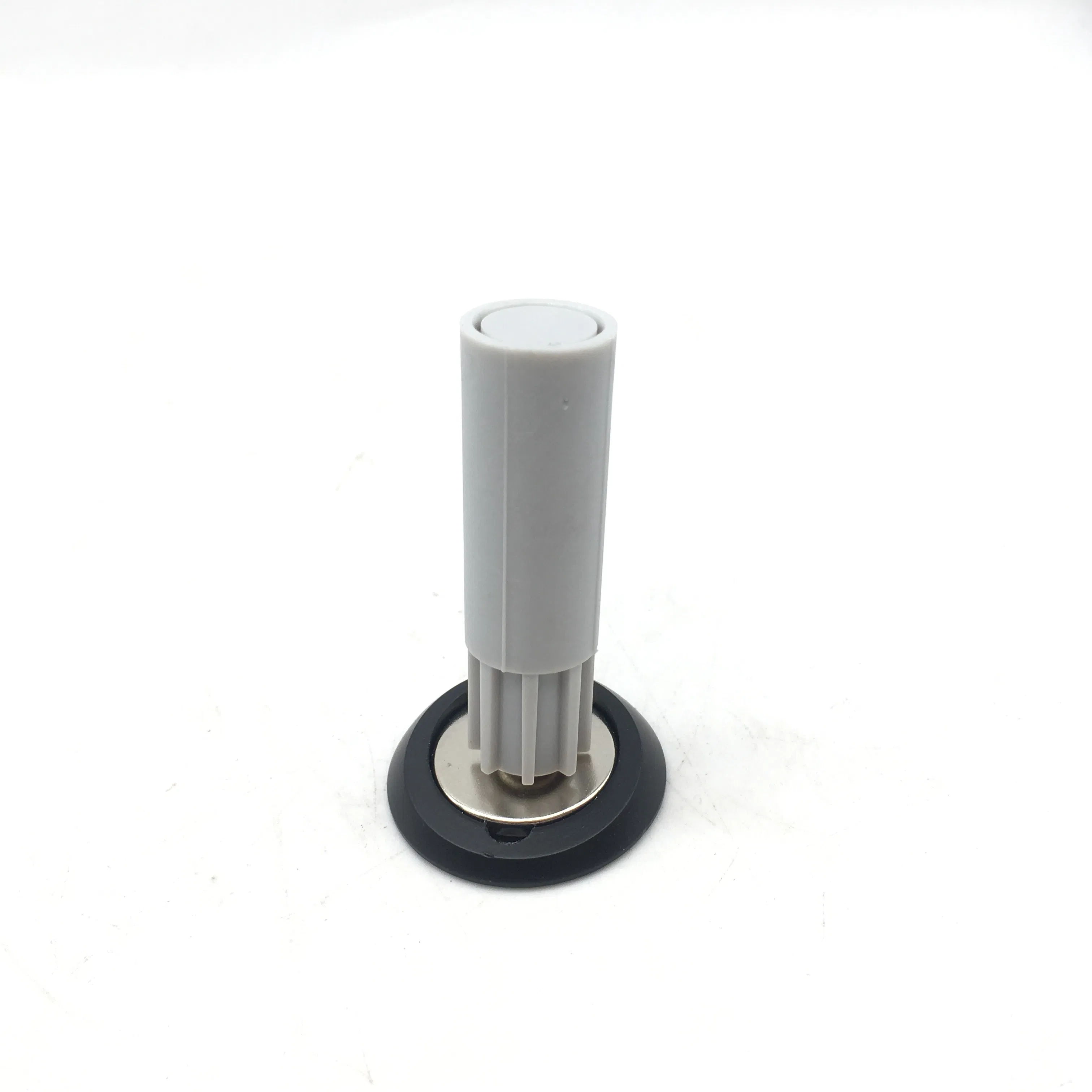 Stainless Steel Door Stopper Wall Mounted Fittings with Rubber Buffer Screw Fixing