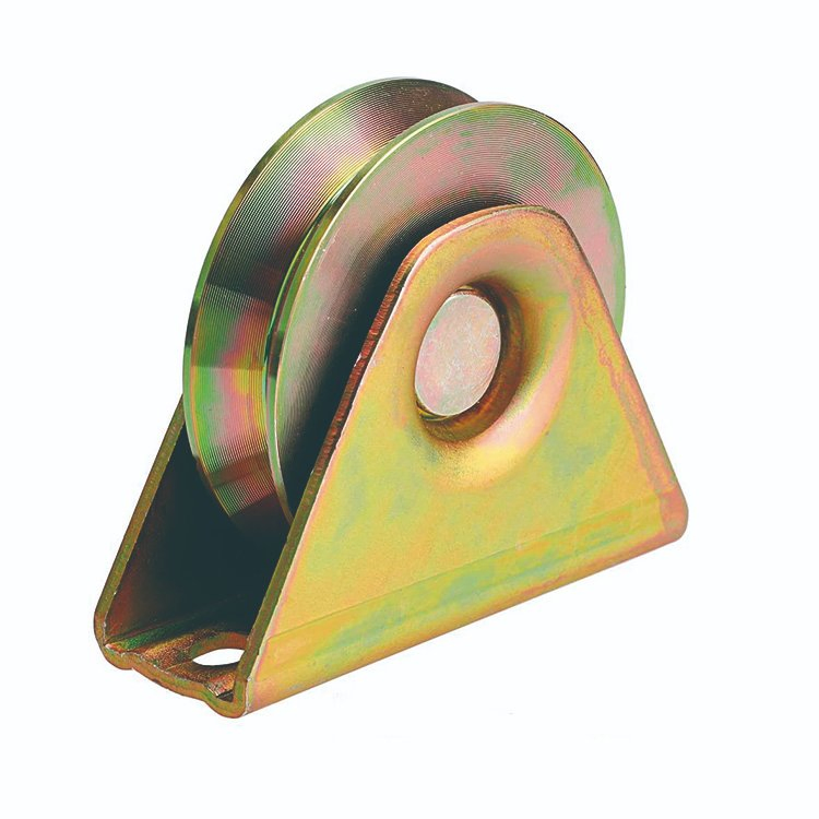 Sliding Gate Wheels Bearing Rigid Caster with Bracket for V Track Rail