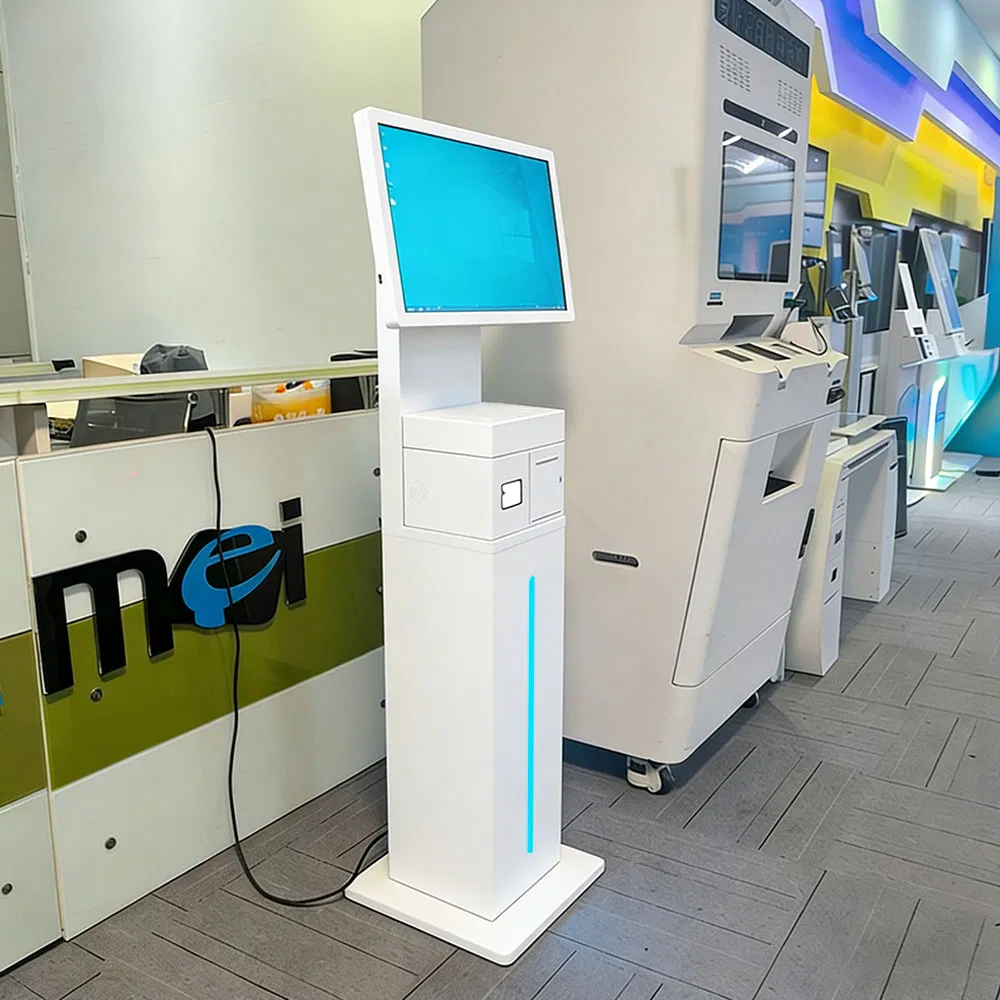 23.6 Inch Dual Display Visitor Machine for Corporate Reception