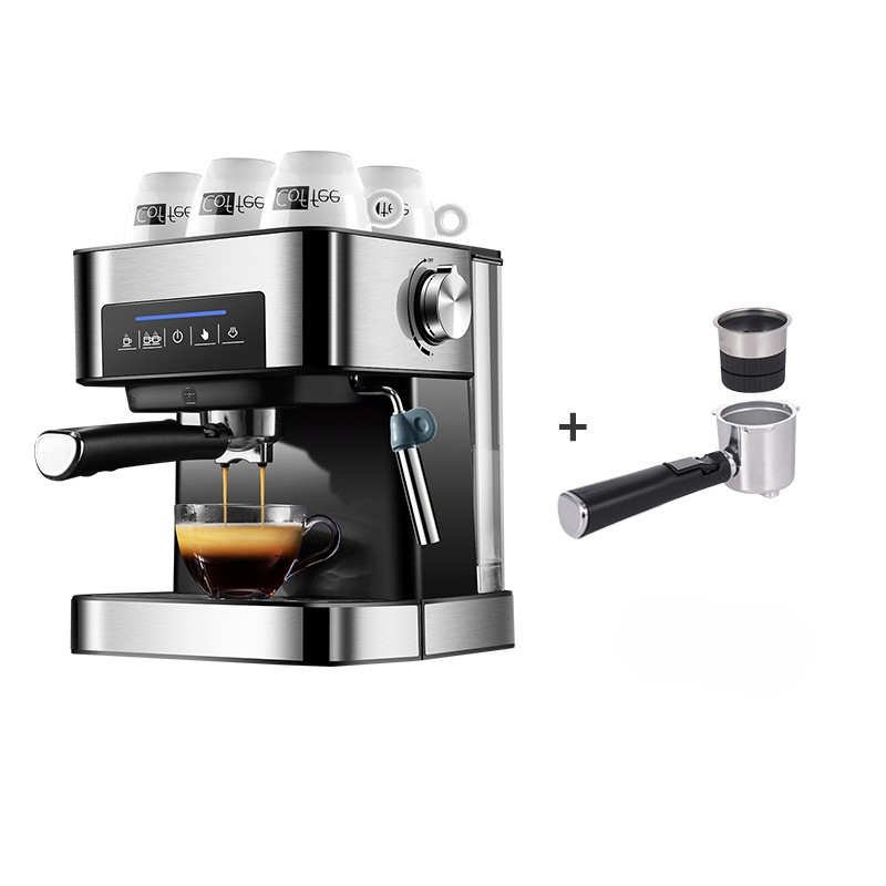 Electric Coffee Maker Semi-Automatic Serving Hot & Ice Compatible with K Cups & Ground Capsule Style