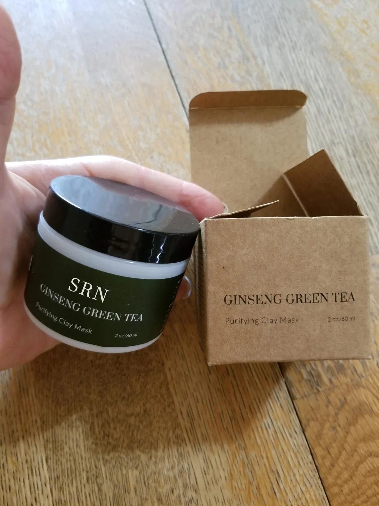 Private Label Cleaning Pores and Oil Controling Green Tea Clay Mask