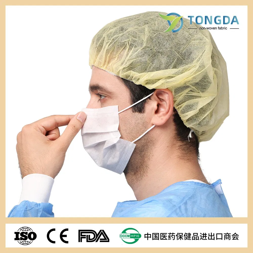 Wholesale Price High Quality Disposable PP Nonwoven Bouffant Cap