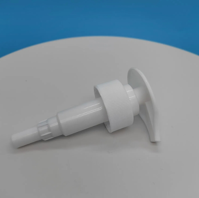 White 33/410 Pump Distributor - Common for Shampoo, Shower Gel and Lotion