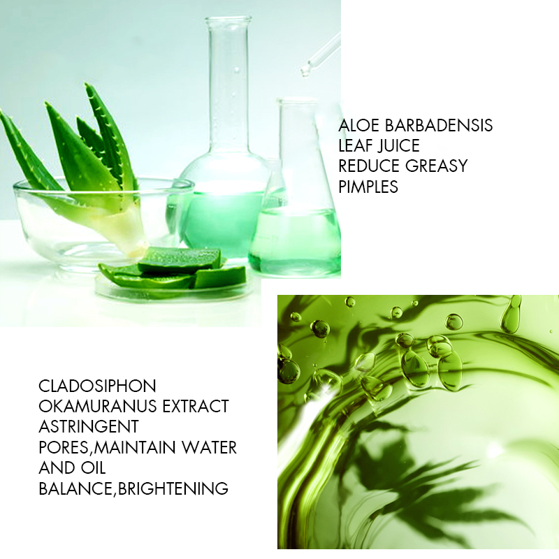 Aloe Vera Smoothing Face Toner Pores Brightens Repairing Moisturizing Remove Acne