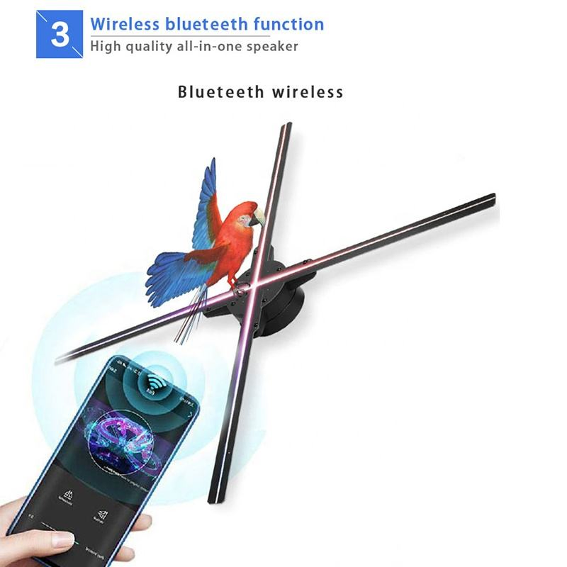 Large Size 3D Hologram Fan with WiFi APP Control for Trade Show