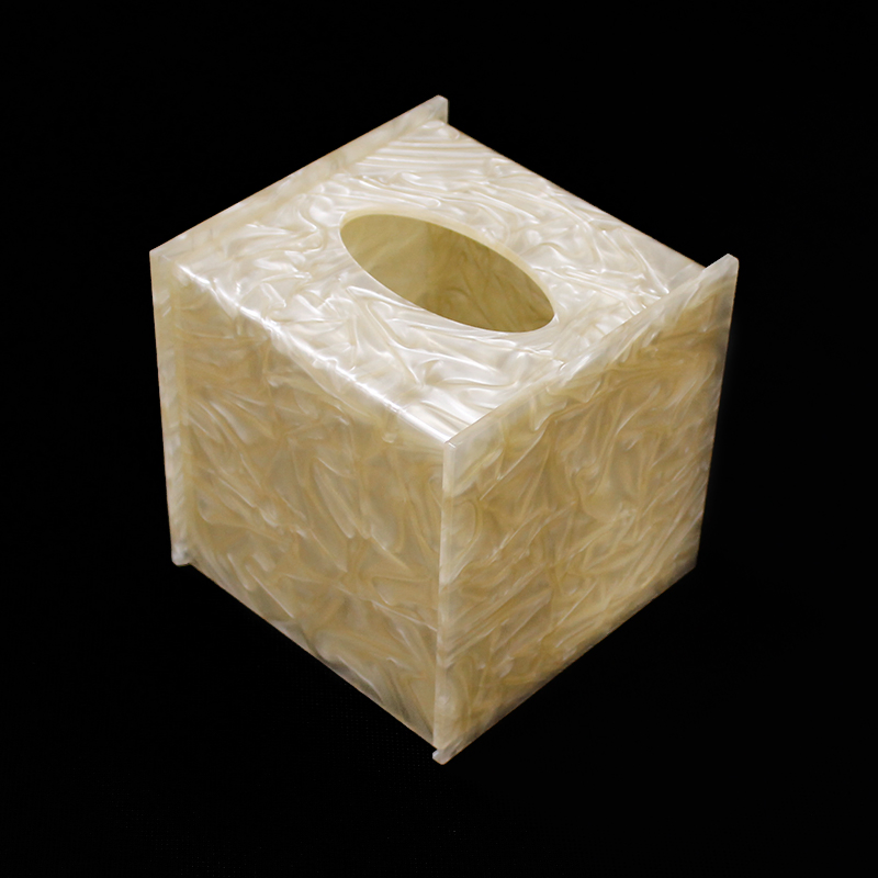 Hotel Rooms Paper Acrylic Towels Storage Boxes Hotel Tissue Paper Napkin Box