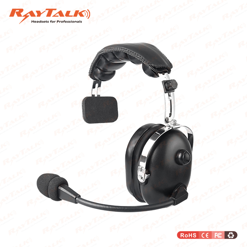 Noise Cancelling Walkie Talkie Single Earmuff Headset with Microphone Retevis Ehk005