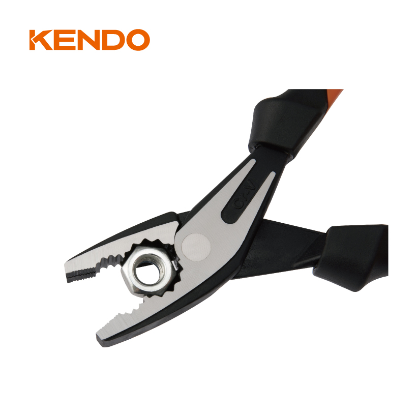 Kendo Best Sale Professional High Leverage CRV Combination Plier for Cutting 8"/200mm