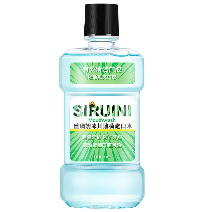 SJ Mint Mouthwash Oral Rinse Antiseptic Mouthrinse Free Formula Dental Care Product Oral Health Custom Organic Mouthwash