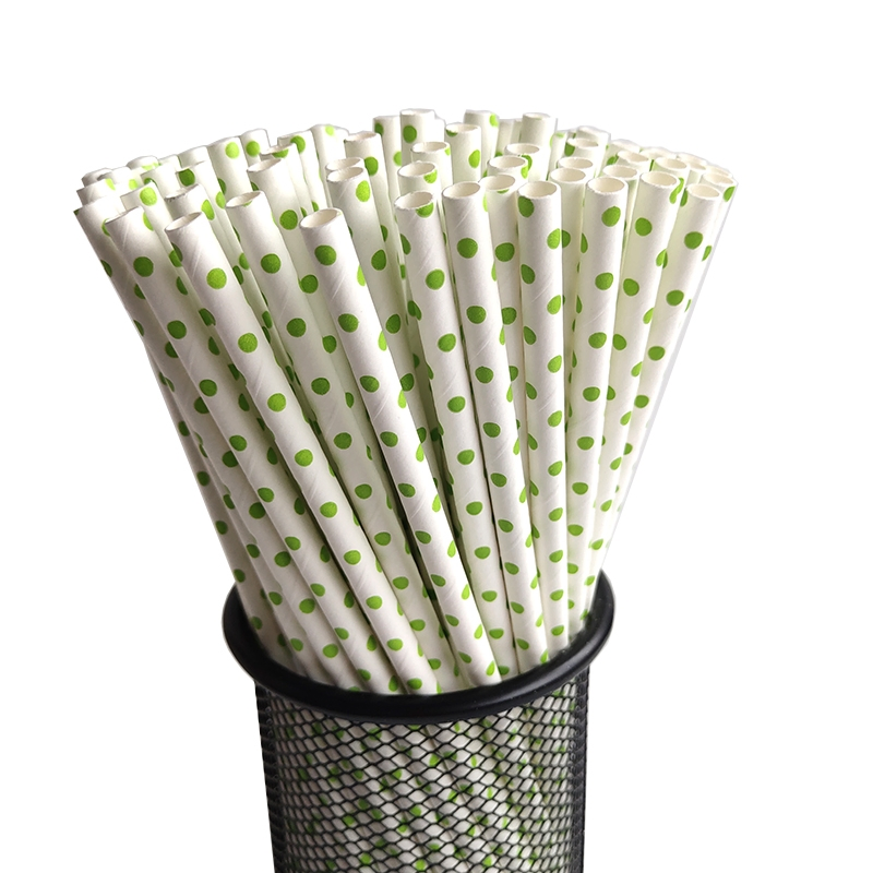 Manufacturer Wholesale Disposable Eco-Friendly Biodegradable Food Grade Drinking Paper Straws