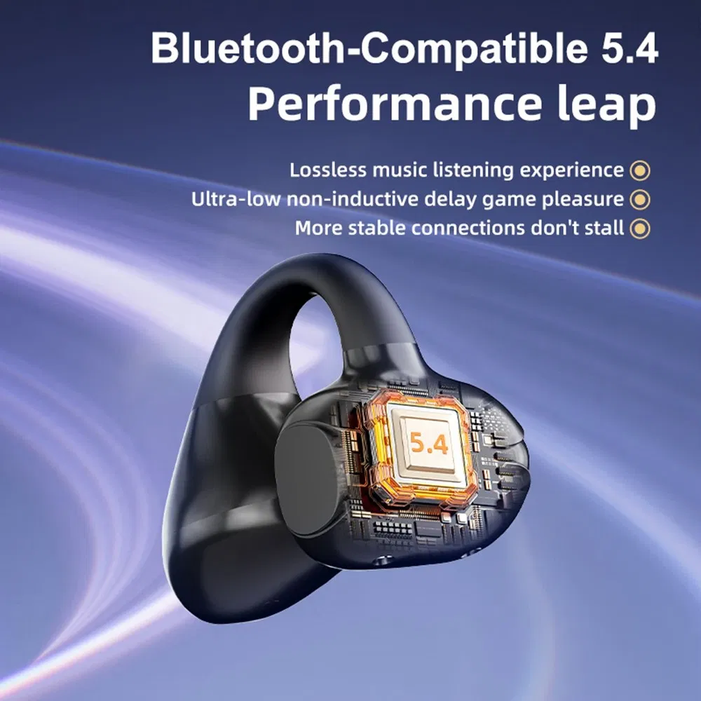 Наушники M88 Ear Clip, беспроводные, спортивные, черные