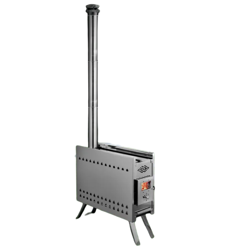 Diooist Modern Style Indoor/Outdoor Wood Burning Sauna Stove for Camping Fishing Wilderness Exploration Tent