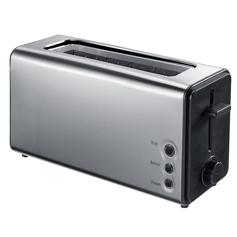 Tenfly Factory Custom 2 Slice Single Slot Toaster Plastic Shell Bread Toaster