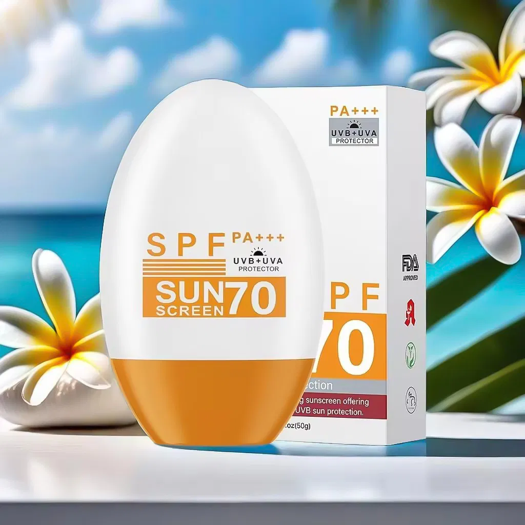 Customized Wholesale OEM Instant Whitening Moisturizing Sun Repair Cream Oil Control Light Non Greasy Sunscreen