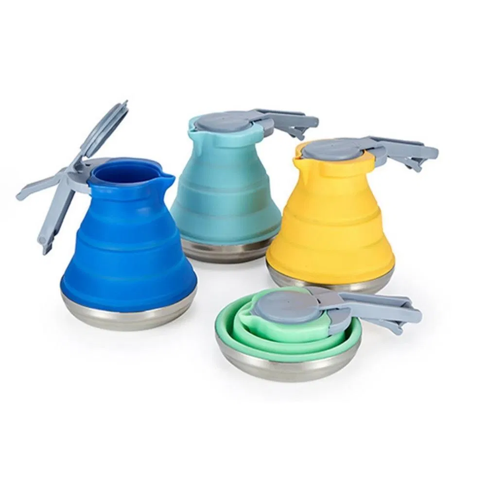 Ideal for Hiking Camping and Indoor Foldable Silicone Kettle Boiled Water Bl20011