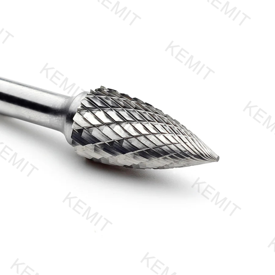 Reliable Quality Sg Type Pointed Tree Shape Cemented Tungsten Carbide Rotary Burr