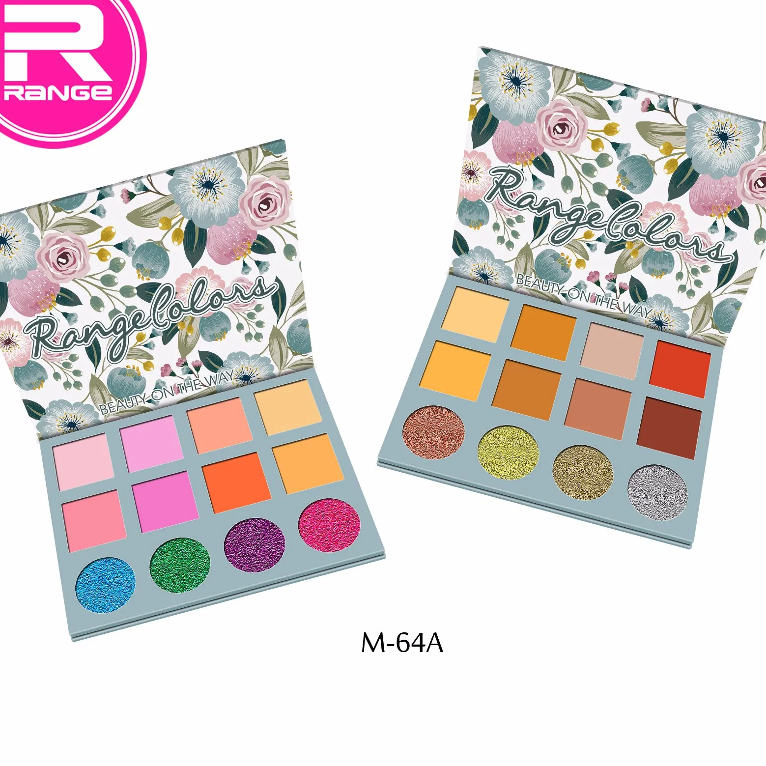 OEM 12 Colors Glitter Smoky Eyeshadow Palette; Longlasting-Sweat Proof and Fine Powder Eyeshadow Palette
