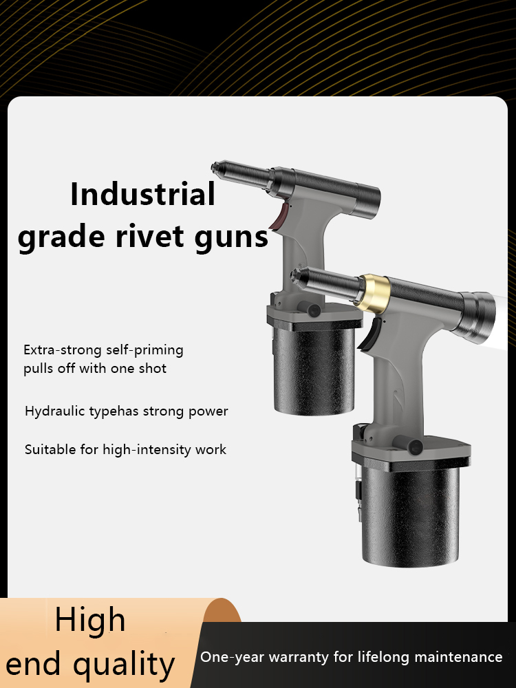 High Efficiency Pneumatic Tool Sne-612b Steel Nails Special Self-Priming Pneumatic Riveting Gun