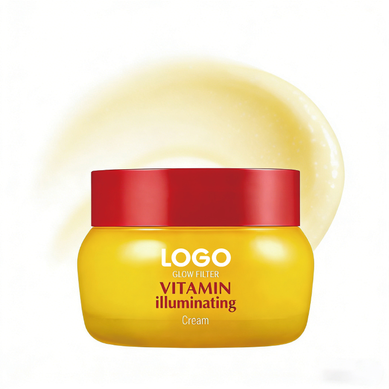 Private Label Brightens Formula Corrects Dark Spots Visibly Evens Tone Restores Youthful Radiance Anti-Aging Illuminating Cream