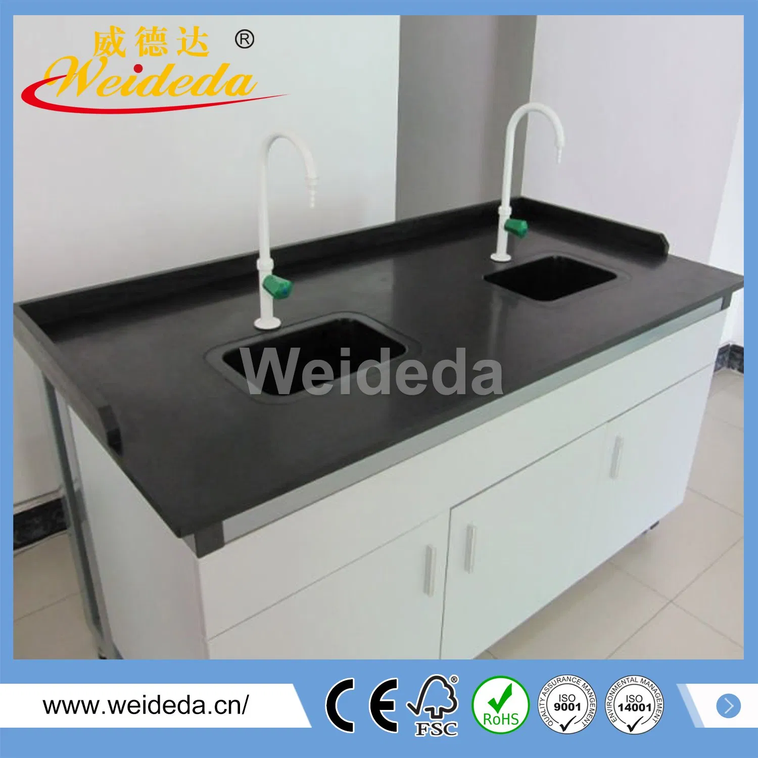 Acid Resistant Physics and Microbiology Laboratory High Pressure Laminate Sheet