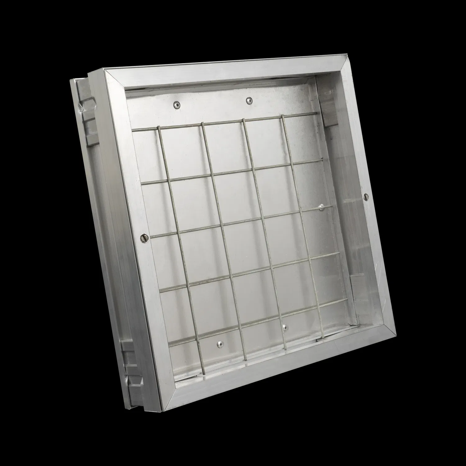Aluminum Alloy Lockable Access Panel with Butterfly Handle & Reinforced Mesh