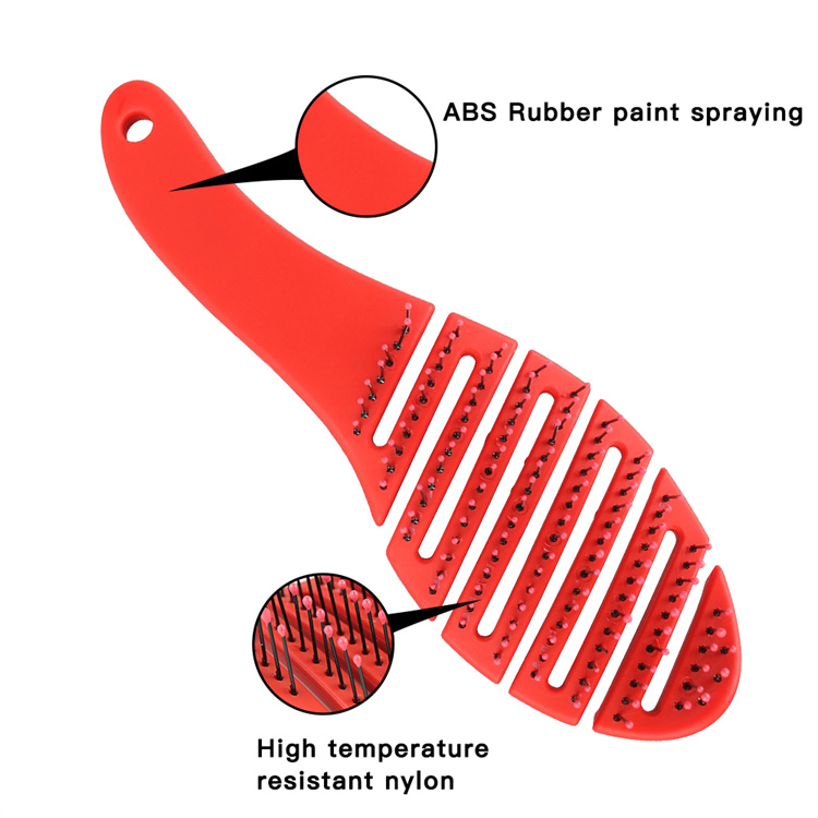 Массажная расческа с воздушной подушкой из бука