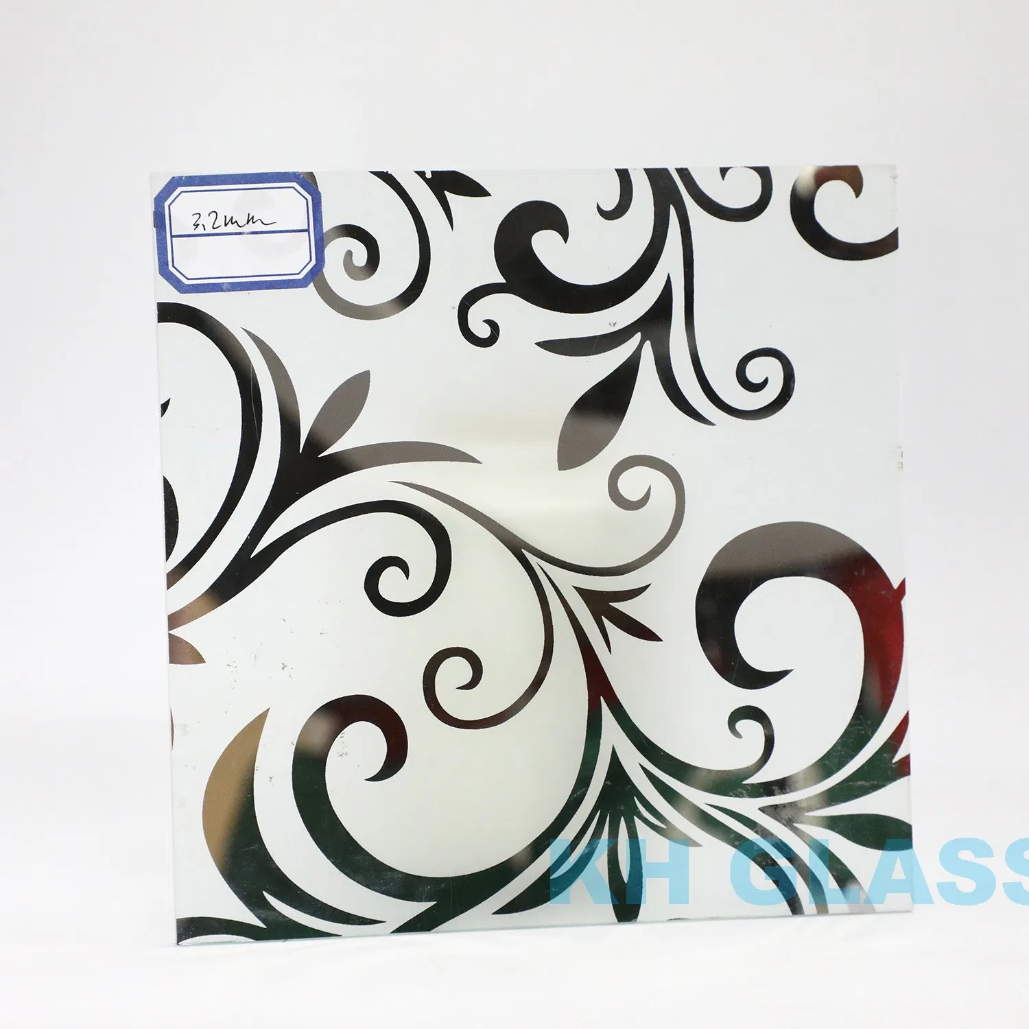 3mm to 15mm Designed Decorative Acid Frosted Etched Glass