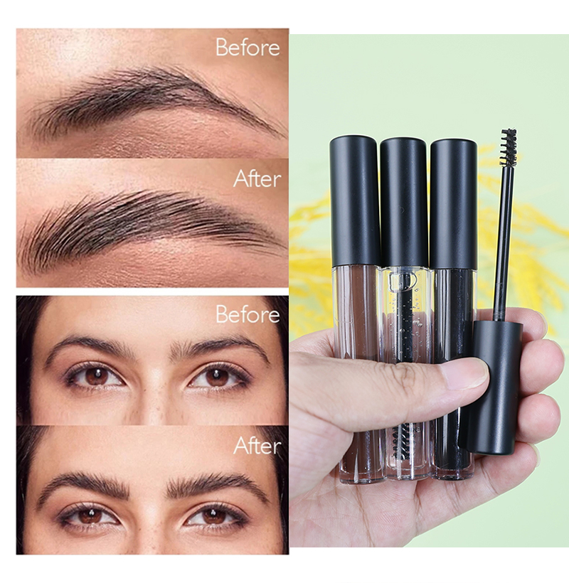 Vegan Long Lasting Eyebrow Tint Mascara Gel Styling Brow Makeup Private Label Wateproof Eyebrow Dye Tint