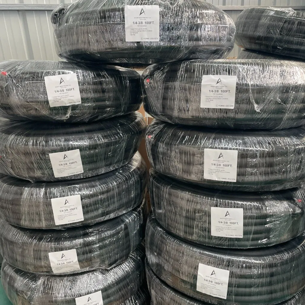 Premium 15m Insulated 15FT 1/4" 3/8" Copper Pipe for Air Conditioning Systems