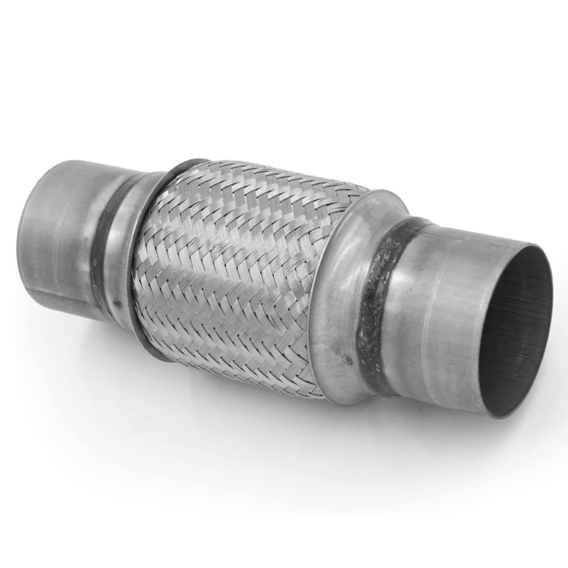 3" x 6" Heavy Duty Stainless Steel Exhaust Flex Pipe, 10" Overall Length