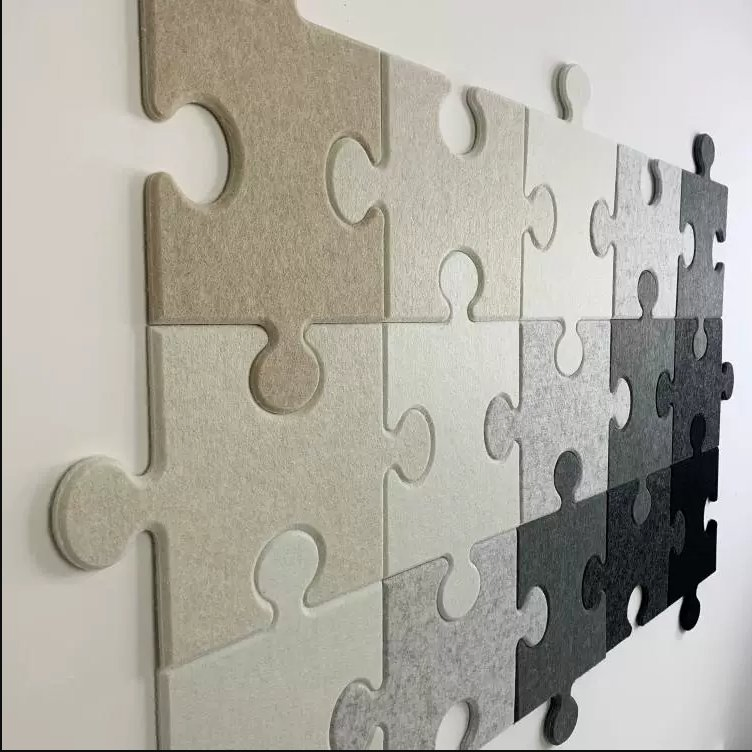 Unique Self-Adhesive Wall Background Puzzle Board 3D Puzzle Felt Board for Custom Wall Designs