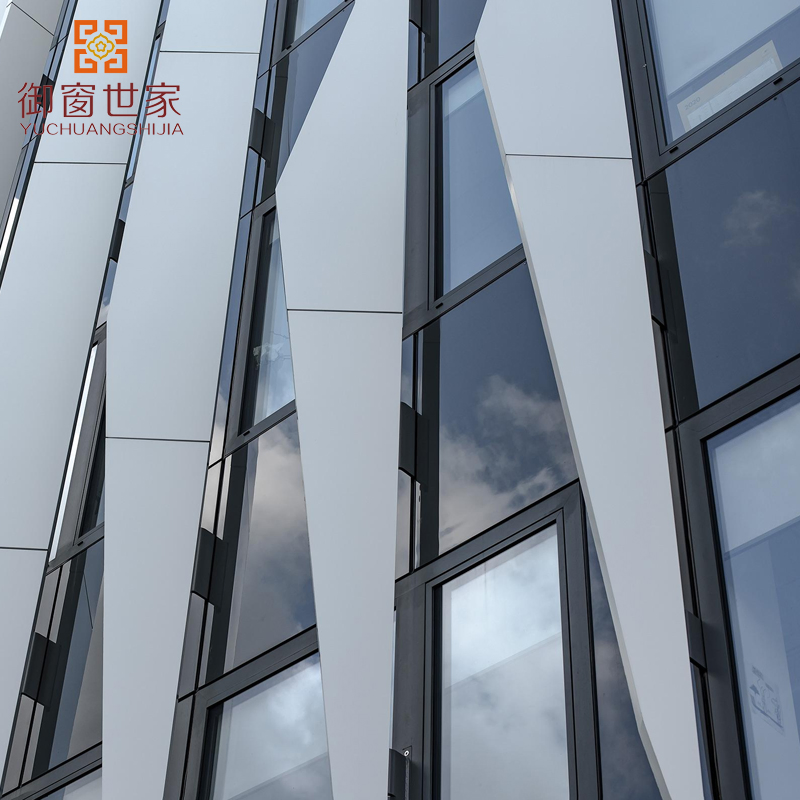 3D Facade Aluminum Curtain Wall Panel Cladding for Outdoor Shopping Mall