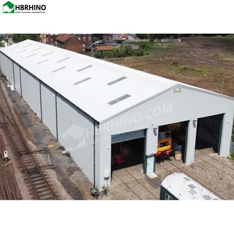 Prefabricated/Prefab Storage/Workshop/Hangar/Garage/Shed Steel Material Design Light Bonded Sandwich Pane Metal Framel Sheet Structure Building Warehouse