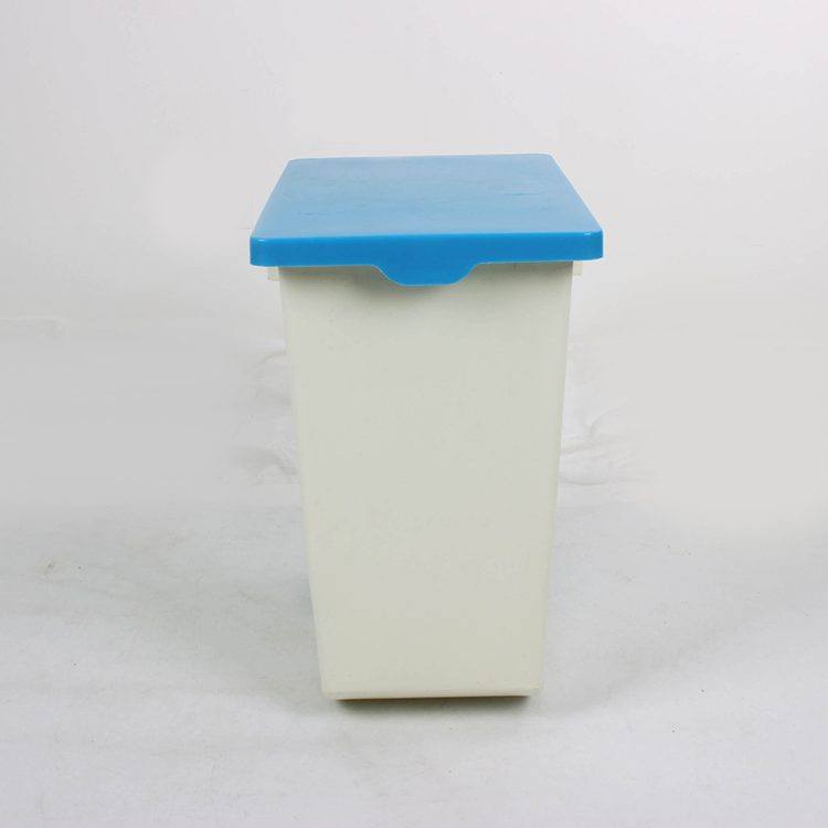 White and Blue Color 20L 10kg Plastic Dry Pet Cat Bird Food Storage Container