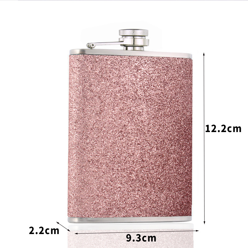 Flash Stainless Steel Hip Flask Portable Outdoor Small Wine Bottle for Ruskova Explorer Three Bitches Vodka