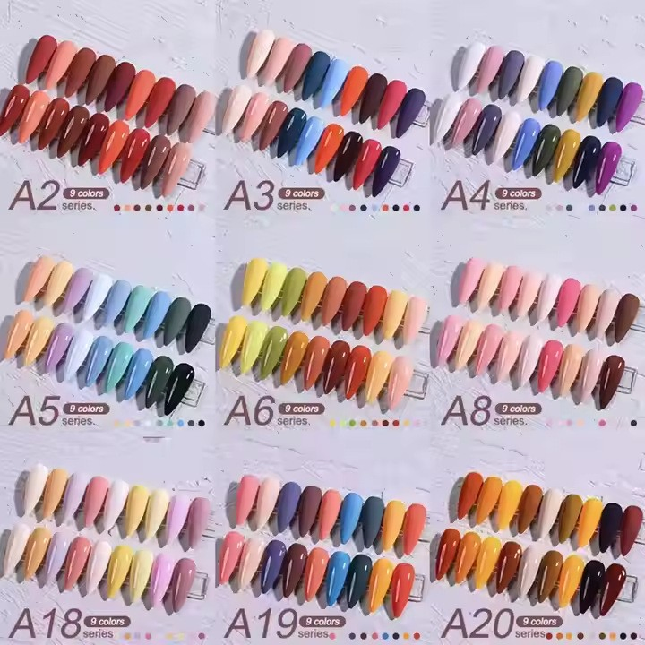 Kerui 8 Milliliters 120 Colors Quality Solid Color Gel Nail Polish UV Gel Polish