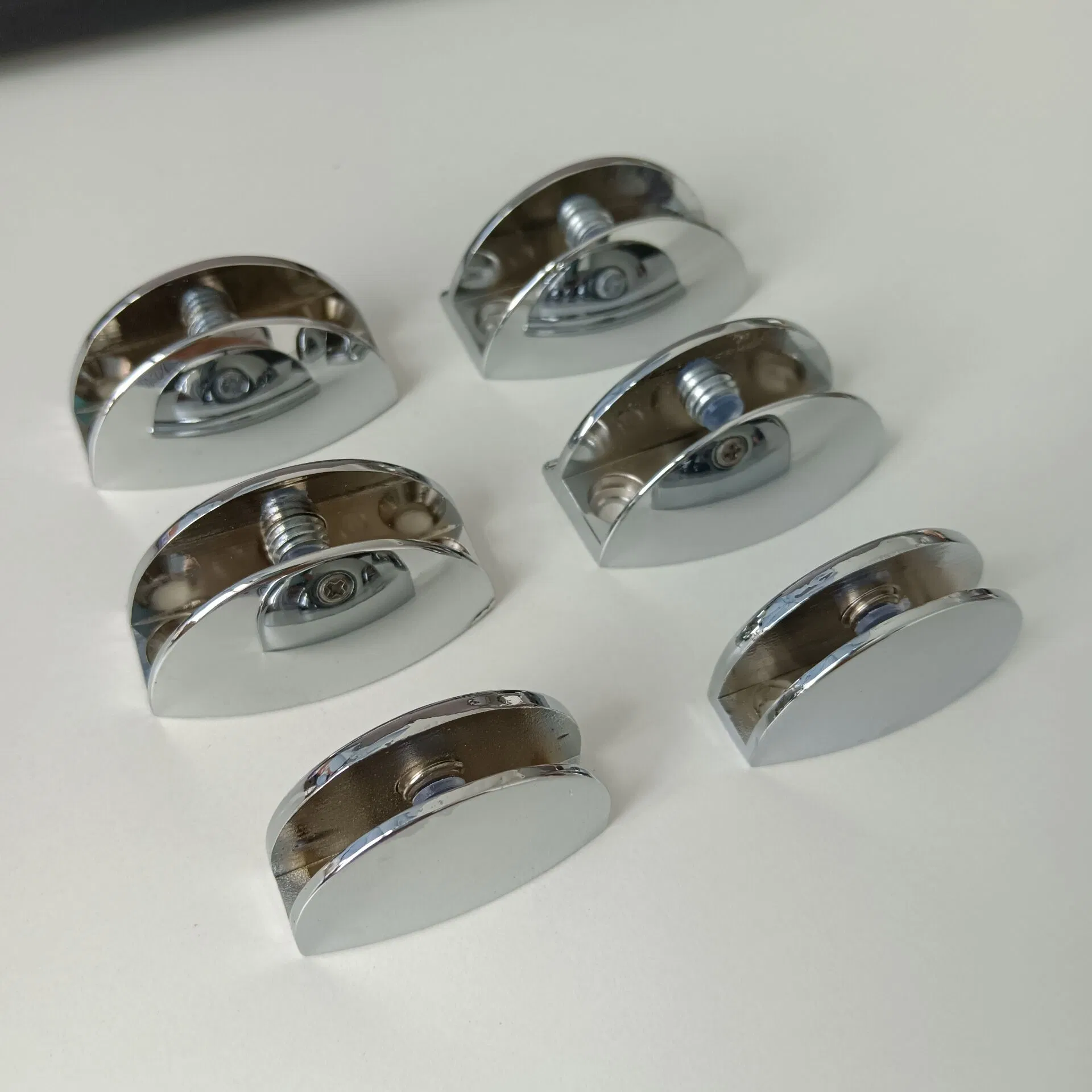 Stainless Steel 304 316 Shower Mini Hinge Round Glass Clamp Bathroom Fitting Shelf Support
