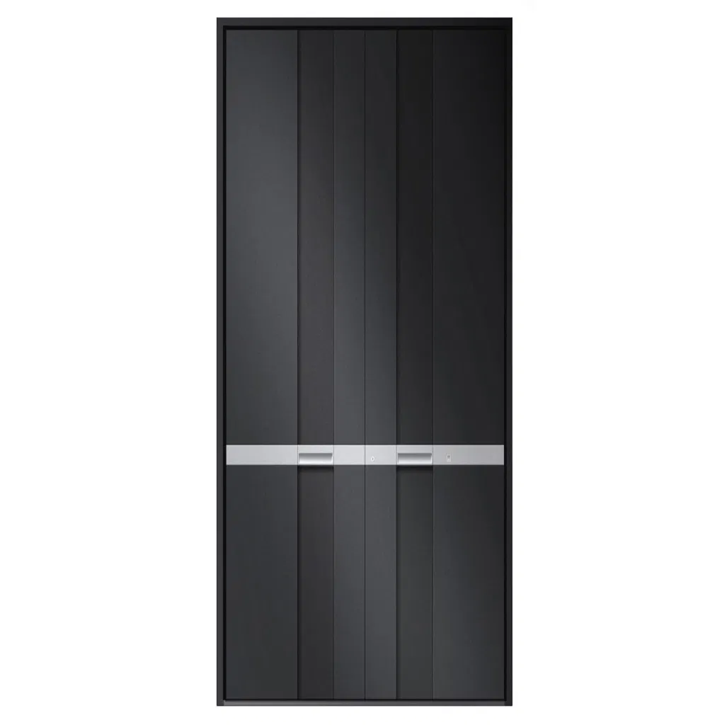 13. Wholesaler Customized Luxury Aluminum Security Door Prices Wrought Metal Main Entry Entrance Exterior Anti-Theft Door Design with Steel Component for House