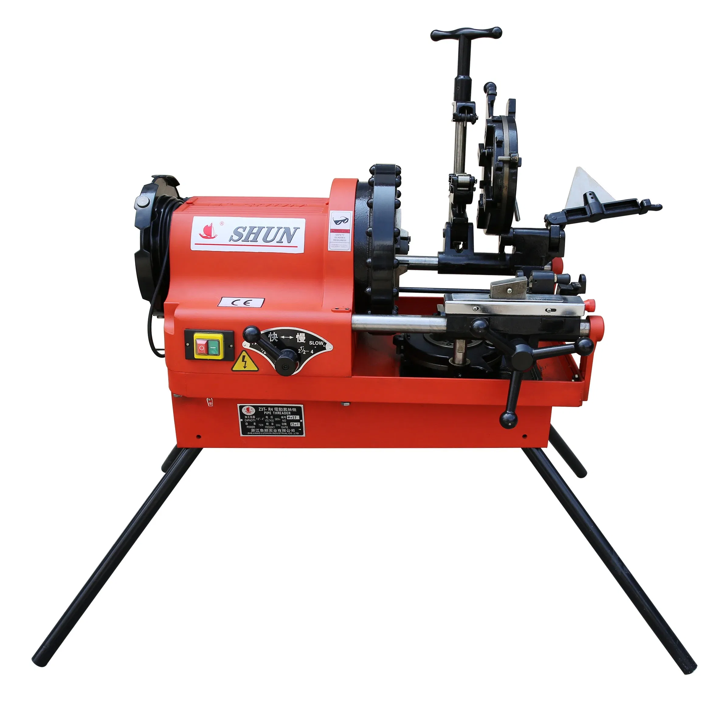 4'' Pipe Threading &Cutting Machine / Threading Machine 1/2''-4''