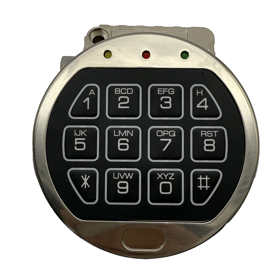 High Safety Round Metal Electronic Lock for Bank Safe Box/Gun Cabinet/Deposit Box