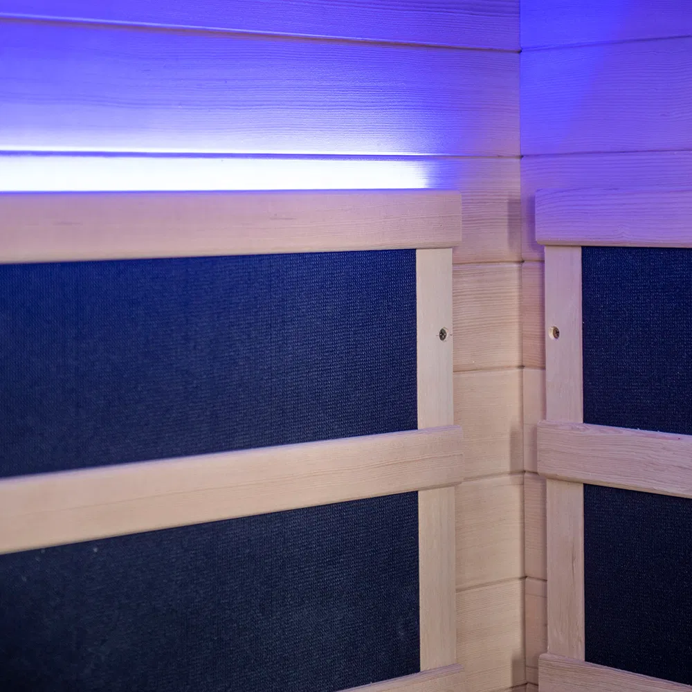 Инфракрасная сауна на 3 персоны из массива хемлока