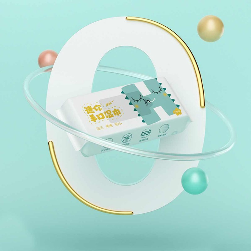 Soft Pocket Pack Travel-Size Wet Wipes Makeup Removal Beauty Wipes