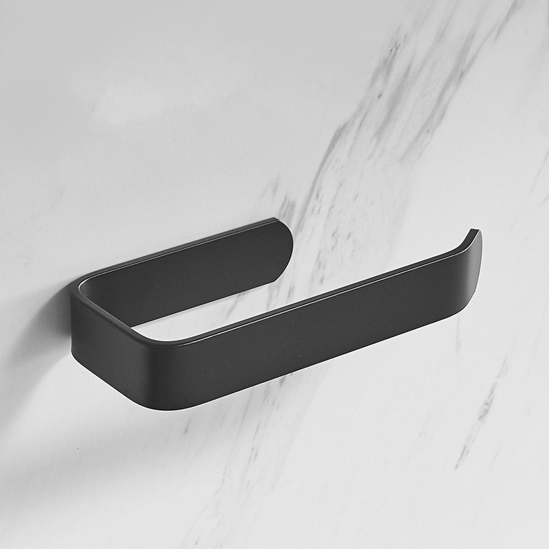 Bathroom Tissue Holder No-Drill Toilet Paper Holder Plastic Storage Rack