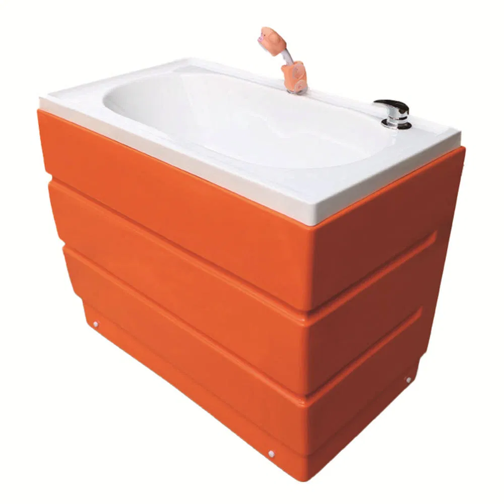 Детская ванночка оранжевая акриловая
